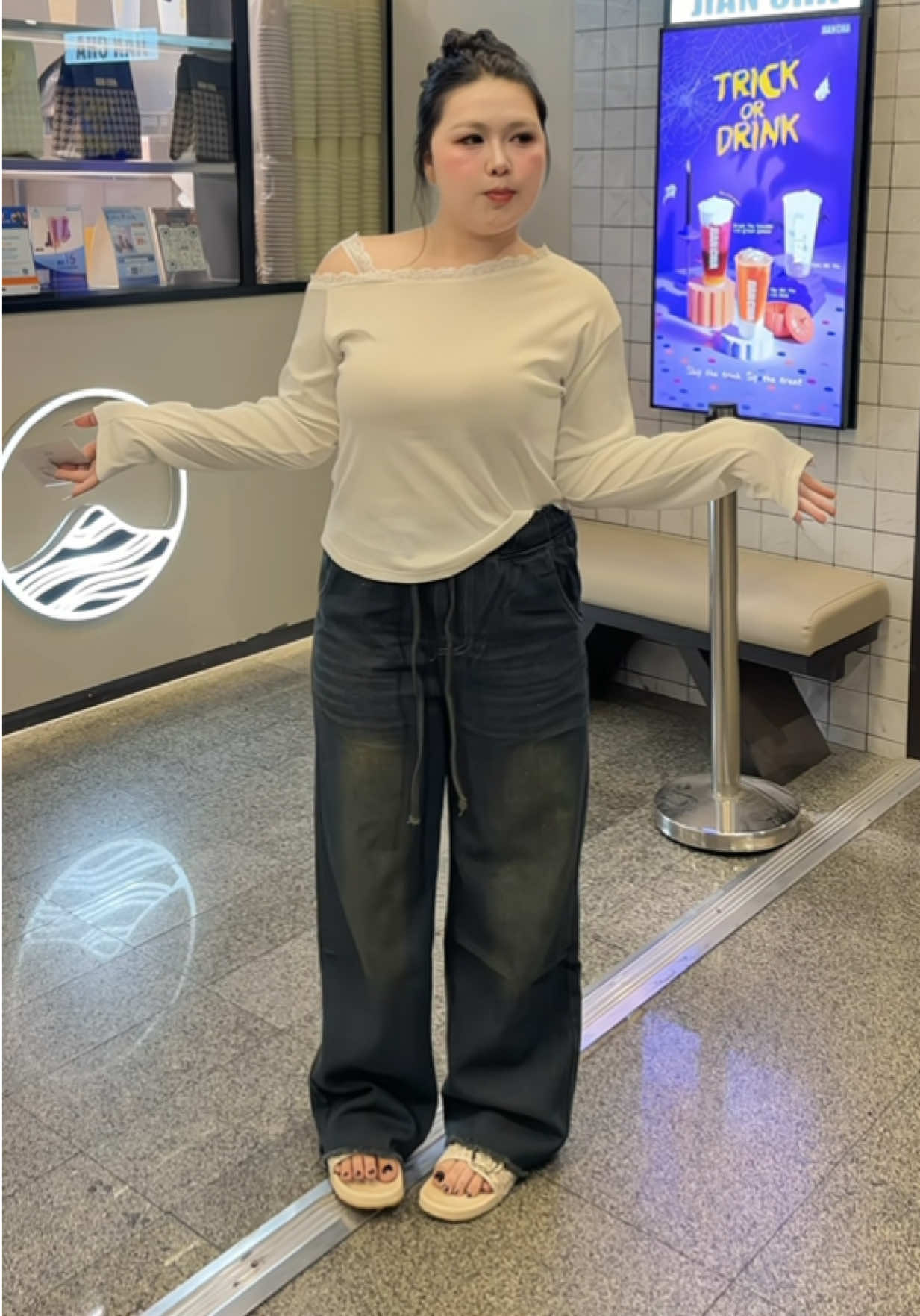 🤍mood mood #ปูเป้สาวอวบ #ป้ายยาแฟชั่น #outfitideas #chubbygirl #เสื้อผ้าสาวอวบ 