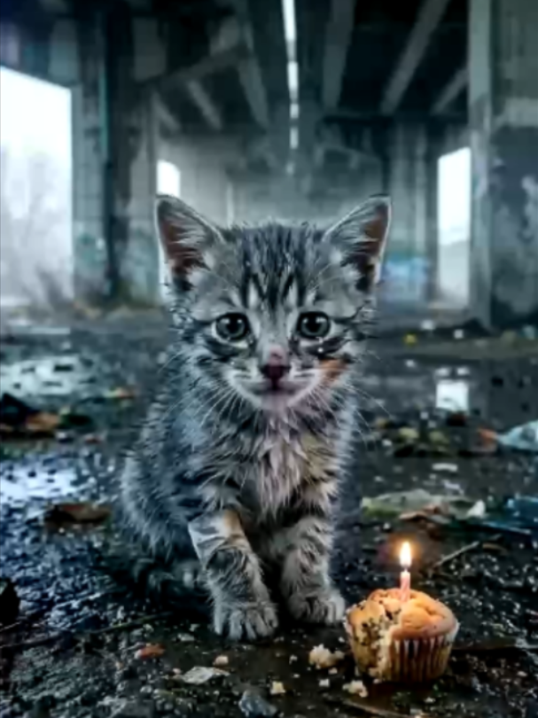 Hoje é meu aniversário e passei o dia inteiro esperando alguém parar para me dar um lar.  #gatinho   #adote    #triste