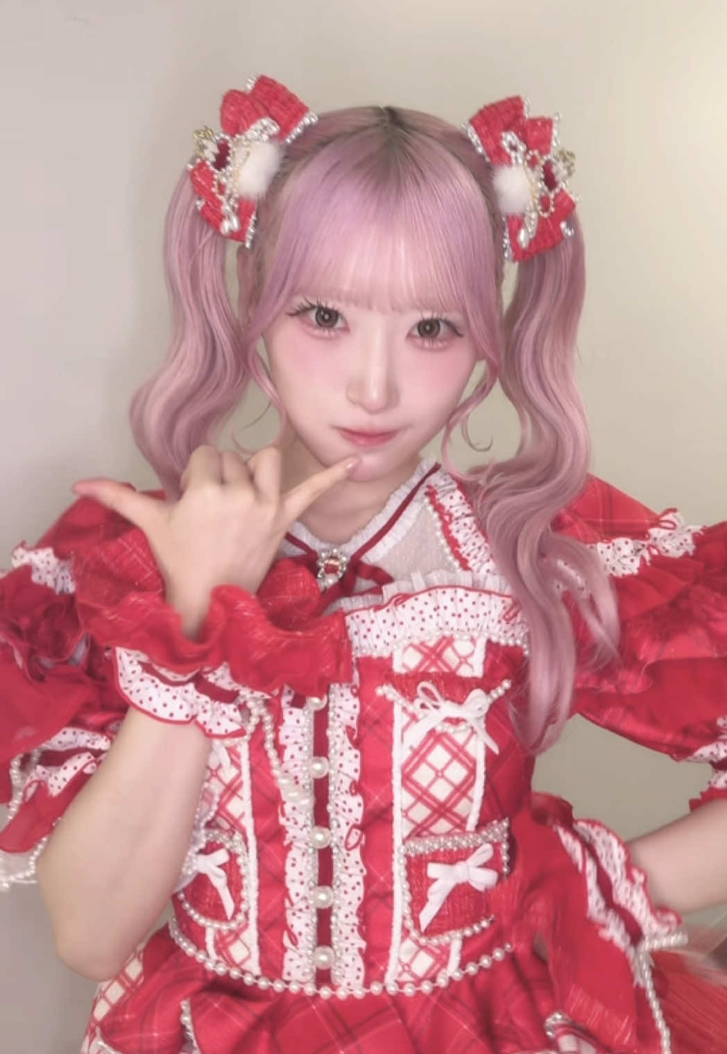 9周年コン新衣装🎀可愛い更新ちゅ🍓できてる〜？もしもし〜♡