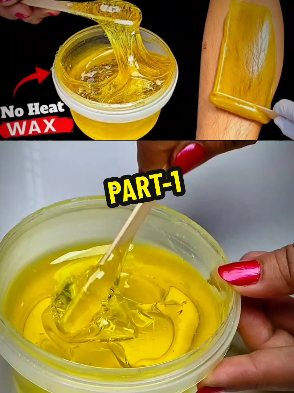 Part-1 No Heat Wax | Wax Banane Ka Tarika | Homemade Wax | Diy Wax | Hair Removal Wax At Home | Wax Recipe #hairremovalwax #heatwave #hacks #remedy #viral 
