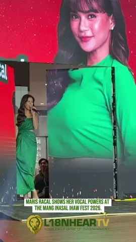 Maris Racal shows her vocal powers at the Mang Inasal Ihaw Fest 2026. #MangInasalIhawFest2026 #ILoveMangInasal #LionhearTV #RAWRNation #MarisRacal 
