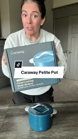 do not need to pull out a giant pan every time I want to make something small. 😂 The Caraway Petite Pot is made for those smaller everyday jobs like sauces, oatmeal, heating leftovers, or a quick single serving. Less pan to deal with, less cleanup, and it’s cute enough to leave sitting on the stove. #TikTokShopBlackFriday #Discoveryourgift #TikTokShopCyberMonday #TikTokShopFallDealsForYou #CarawayCookware