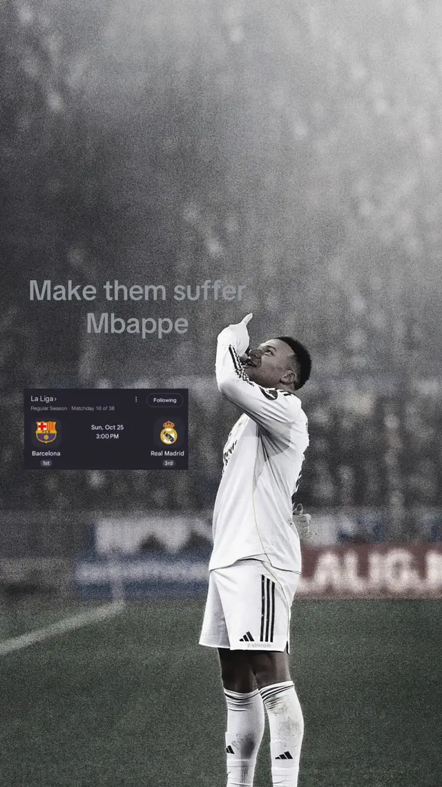 #ElClasico #realmadrid #mbappe #fyp #viral 