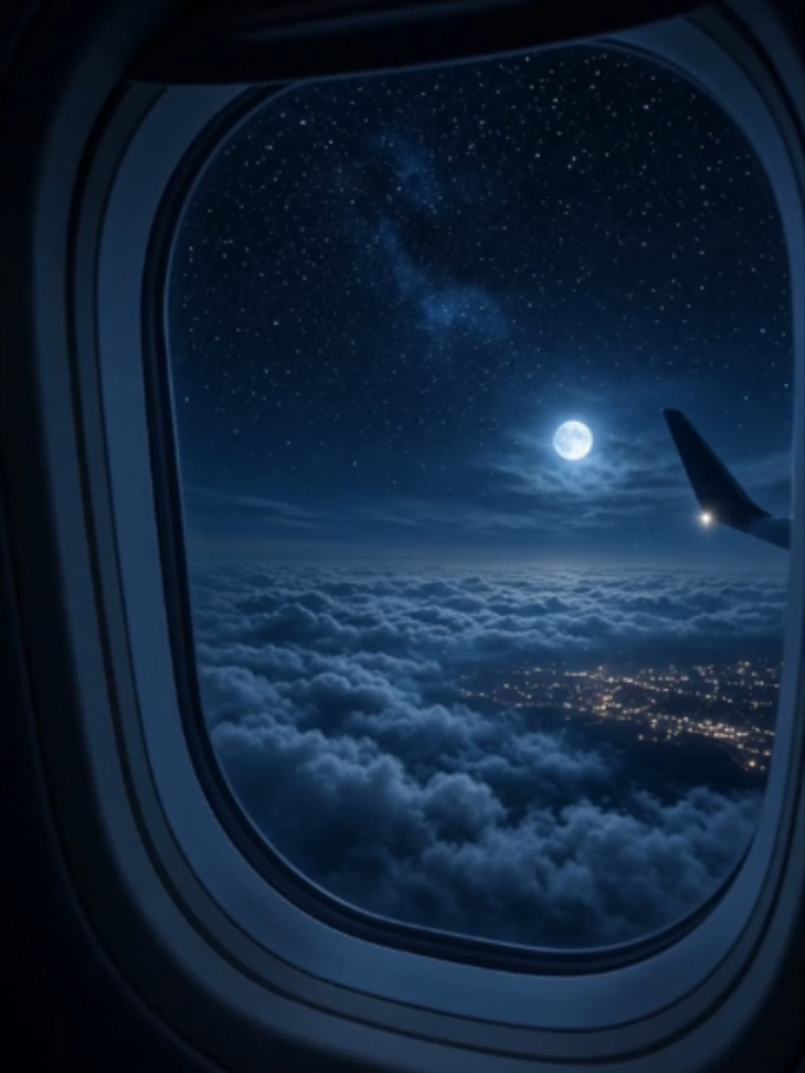 Why do we always fall asleep on planes? ✈️🌙 It is that deep, steady hum of the cabin, high above a moonlit sea of clouds. One of the most calming sounds there is, pulling you under before the seatbelt sign is even off. Take the window seat tonight. 8 hours of smooth cabin white noise on the channel. Do you sleep well when you fly? 👇 #airplane #whitenoise #flight #cabinnoise #travel #deepsleep #sleep #sleepsounds #asmr #relaxation #insomnia #brownnoise
