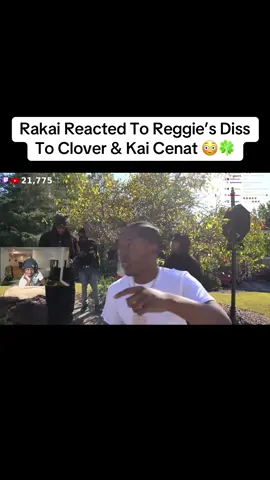 Rakai Reacted To Reggie’s Diss To Clover & Kai Cenat 😳🍀 #Rakai #Reggie #2xRakai #KaiCenat #Fyp 