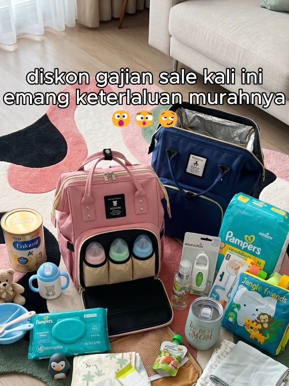 MONOBE Diaper Bag 16,5 Liter 🎒 Tas Ransel untuk Perlengkapan Bayi #monobe #tasbayi #diaperbag #GajianSale #PromoGuncang1111 