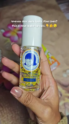 tekan beg kuning sis😍😍😍 #serumvitaminc #LOABeauty 