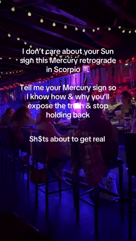 Mercury retrograde in Scorpio is digging up the truth, and your Mercury sign says more about your delivery than your Sun sign. Are you blurting out a confession, dropping receipts, or asking the question everyone’s avoiding? Comment your Mercury sign. What have you been holding back? #MercuryRetrograde #MercuryRetrogradeInScorpio #MercurySign #ScorpioEnergy 