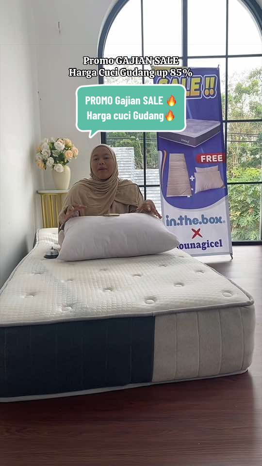 Harganya bikin kaget jadi murah bgt. JOIN LIVE nounagicel sekarang🔥 #inthebox #kasurhotel #kasurnyaman #kasurempuk #springbedmurah 