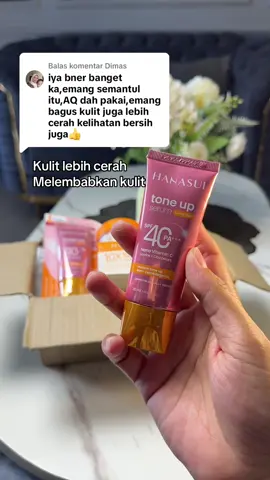 Membalas @Dimas sunscreen hanasui ini emang bagus banget #sunscreen #hanasui #kulitcerah 