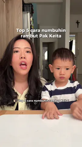 sefruit tips dari Pak Keita biar rambut tumbuh👶🏻 #LOUHairLotion 