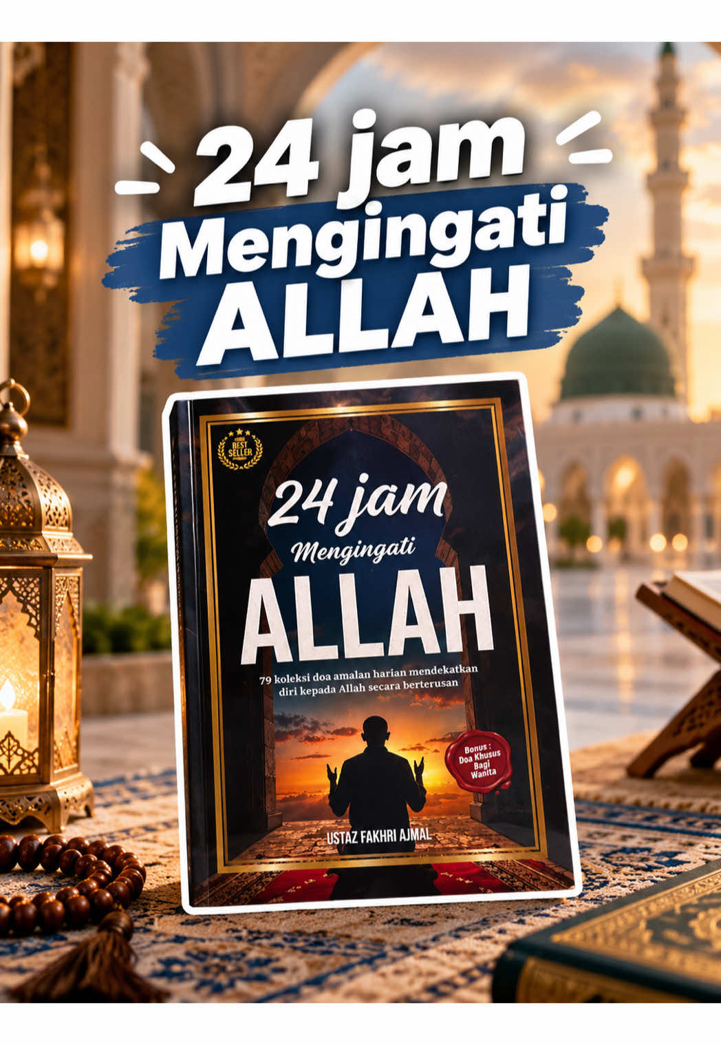 Simpan di rumah untuk jadikan rujukan tau. Buku ni sangat bermanfaat kerana mengandungi 79 koleksi doa amalan harian. #24JamMengingatiAllah #DoaHarian 
