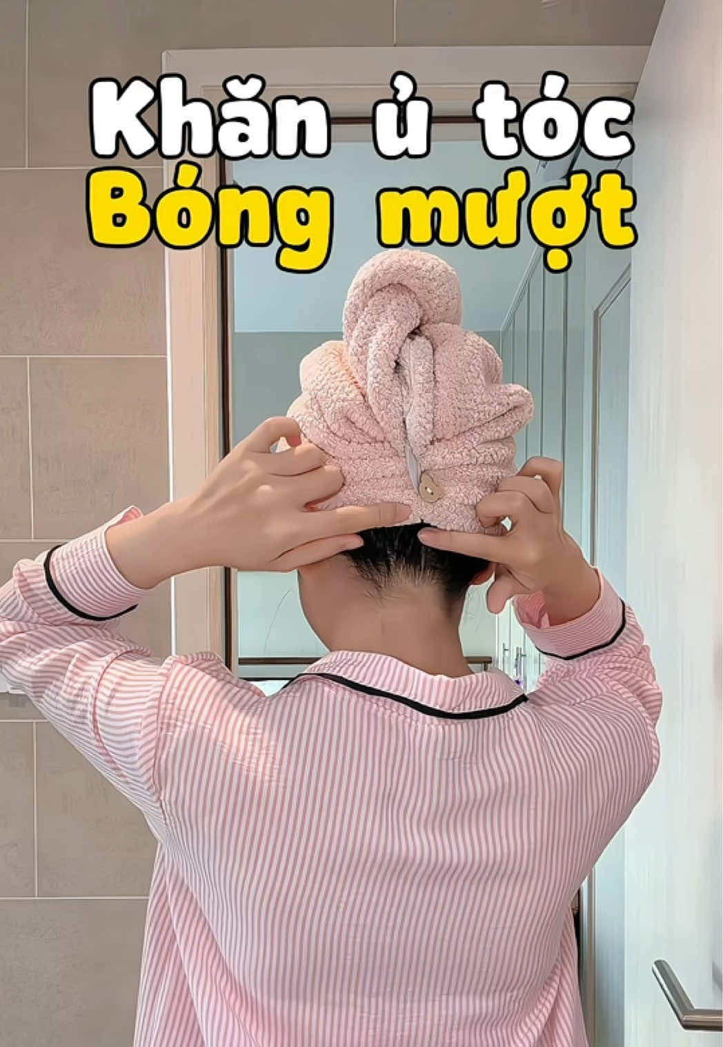 Ủ tầm 5-10 phút rồi hẵng sấy tóc nhen #khanutoc #khanutocsieutham #khanutocnhanhkho #tocbongbenh #annieriviu 