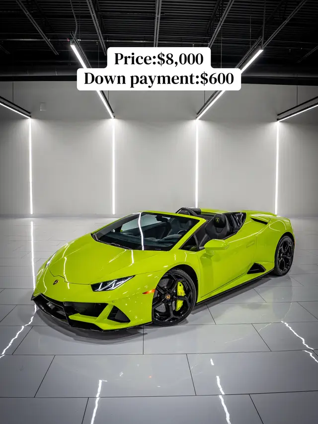 💚🔥 GREEN MONSTER ALERT! 🔥💚 🏎️ 2020 Lamborghini Huracán EVO Spyder 🏎️ This Verde Scandal beauty is impossible to ignore! 😮‍💨🔥 Drop the top, enjoy that exotic supercar look, and turn heads wherever you go! 💚 Exterior: Verde Scandal 🖤 Interior: Nero Ade 📍 Mileage: 19K miles ☀️ Body Style: Convertible Spyder 💰 Financing options available! Ask about available plans and eligibility. 🚚 Shipping available! Ask us about delivery options to your location. 🔥 Would you take this GREEN beast or choose a classic black Lamborghini? 👀👇 📩 DM us for availability, pricing, financing details, and shipping information. ❤️ Like • 💬 Comment • ➕ Follow for more exotic cars and dream rides! #Lamborghini #HuracanEVO #HuracanSpyder #ExoticCars #SupercarLife     