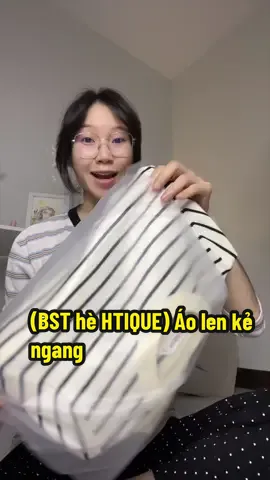 Áo len kẻ đẹp xịn lắm lun🥰#htique#aolenke#aolencoctay  