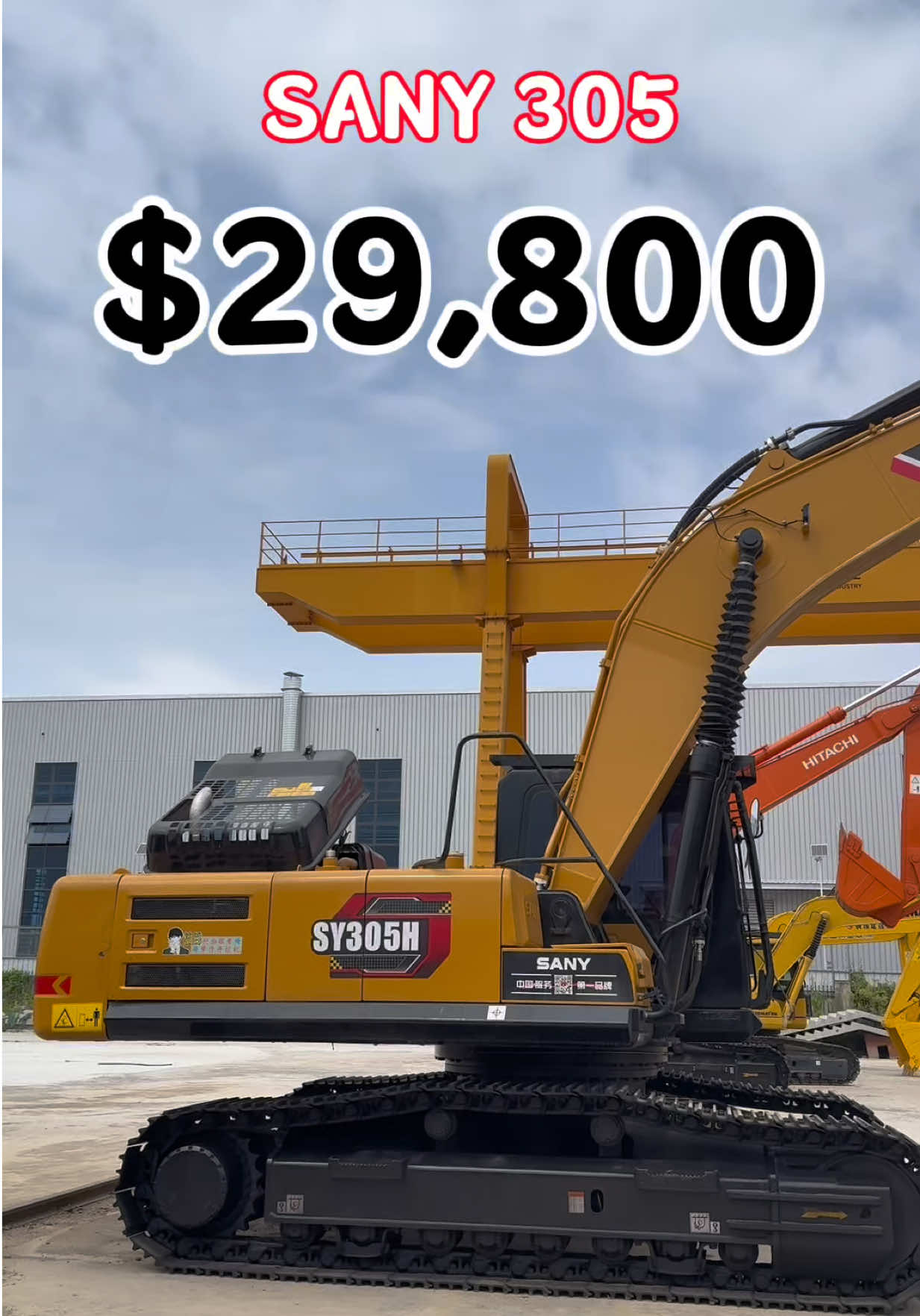 Premium used SANY SY305. Heavy-duty, low fuel consumption, perfect for mining and earthwork.#SANY 305