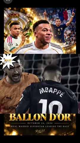 🚨🏆🔥 KYLIAN MBAPPÉ — 90% CONFIDENCE! THE BALLON D'OR COULD BE HIS TONIGHT! 🇫🇷👑 🌟 October 26, 2026 — A NIGHT THAT COULD MAKE HISTORY! Kylian Mbappé is dreaming of the biggest individual prize in world football! ⚽🏆 From Monaco to PSG, and now Real Madrid, the French superstar has shown the world his incredible talent, speed, determination, and goal-scoring ability. 💫 🔥 MY PREDICTION: 90% CONFIDENCE THAT MBAPPÉ COULD LIFT HIS FIRST BALLON D'OR TONIGHT! 🥇 The competition is fierce, but could tonight finally be the moment Kylian Mbappé writes his name in football history? 👑 💬 DO YOU BELIEVE MBAPPÉ WILL WIN THE 2026 BALLON D'OR? YES OR NO? 👇🔥 #Mbappe #fyp  #BallonDor2026 #BallonDor #RealMadrid 