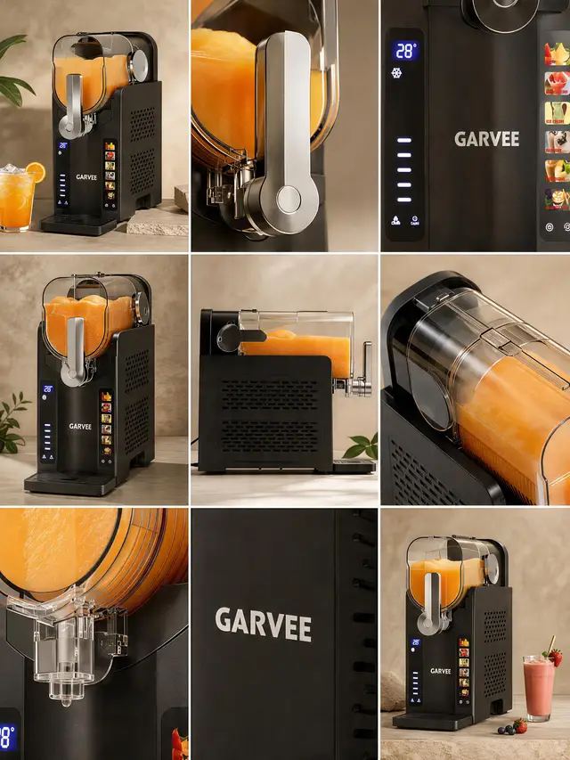 Effortless frozen drinks at home. #Garvee #SlushieMachine