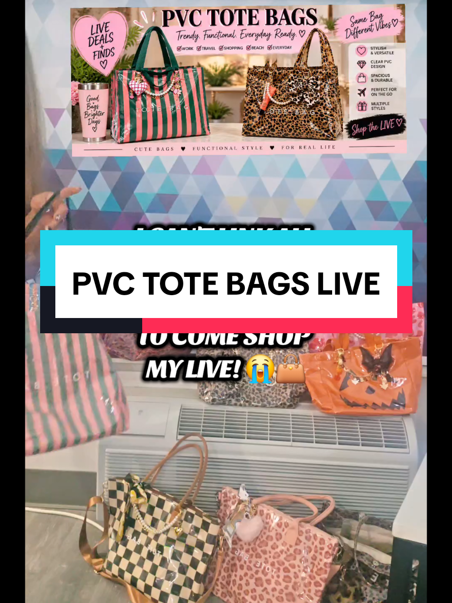 TOO MANY CUTE TOTE BAGS, NOT ENOUGH SHOPPING BAGS! 😭👜💕 Y'all, look at all these tote bags I featured during my LIVE! 😍 From everyday styles to fun statement bags, there are so many cute options! I wish I could link every single one, but TikTok only lets me add so many! 🛍️ So if you see a bag you love, drop a comment and let me know which one caught your eye! 👀 💕 Follow Daily Finds and Coffee Vibes, turn on your LIVE notifications, and come hang out with me for my next LIVE shopping session! Which tote bag is YOUR favorite?! 👜👇 #ToteBags #TikTokShopFinds #TikTokLiveShopping #BagLovers #TikTokShopBlackFriday 