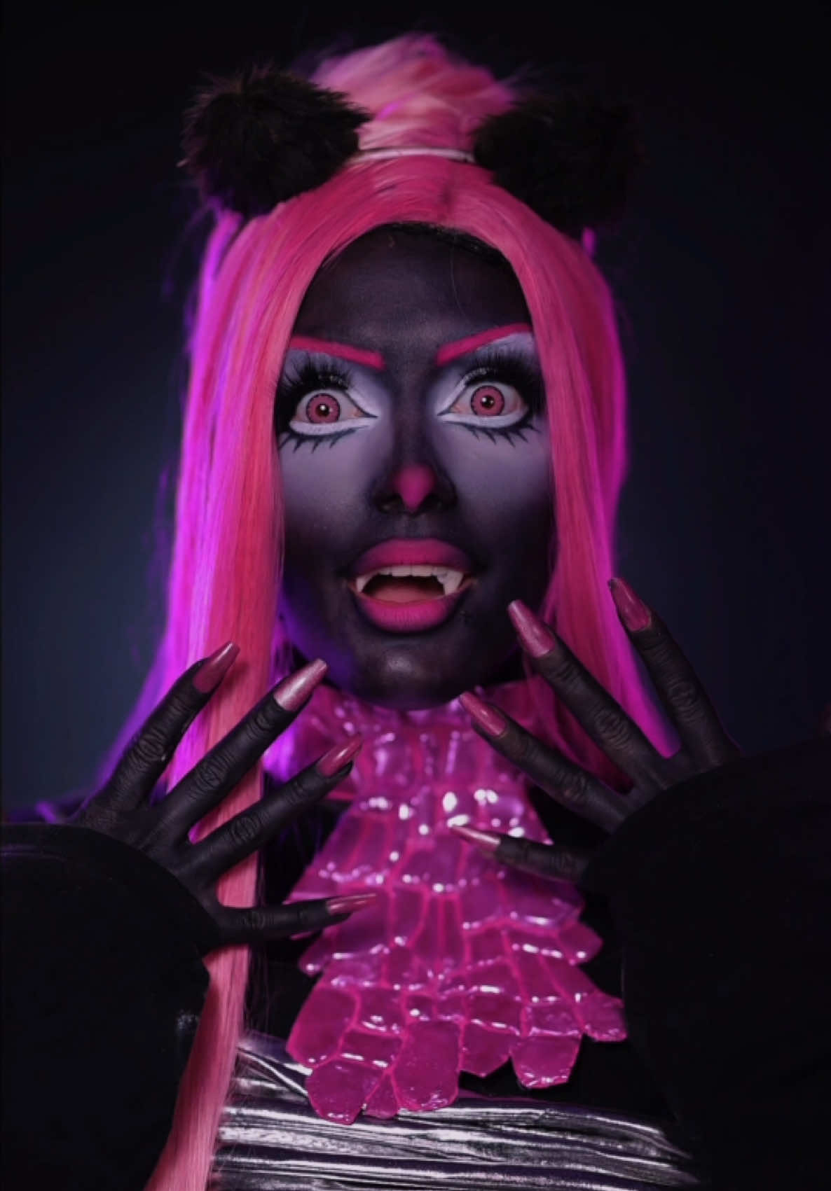 Monster High transition tutorial 🎬🖤💓 #monsterhigh #cattynoir #halloweenlook 