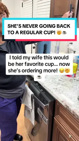 One spin and she loved it! 😂 This self-stirring electric tumbler just became her new favorite! ☕🔥 #TikTokShopFinds #CoffeeLovers #KitchenGadgets #MustHaveGadgets #TikTokMadeMeBuyIt 