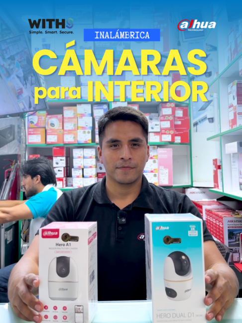 🏠📹 ¡Dale a tus espacios la seguridad que necesitan! Conoce las cámaras para interior Hero A1 y Hero Dual D1 de Dahua. 👀✨ Descubre sus funciones y encuentra la opción ideal para tu hogar o negocio. 💬 ¿Cuál elegirías tú? #DahuaPeru #HeroA1 #HeroDualD1 #CamarasDeSeguridad #SeguridadInteligente #tecnología #instaladores #SeguridadElectrónica