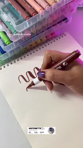 — Acrylic Marker Pen Set in a Box ✨ #coloringset #colorpen #highlighterpen #acrylicmarker #artsupplies 