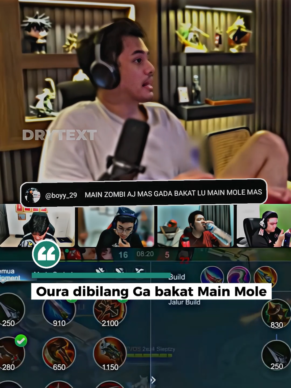 Boy Boy dimarahin kan, AI pun tahu siapa Oura Boy🤣 #oura #ekoju #MLBB10TH #ALLINMLBB #drytext1998 