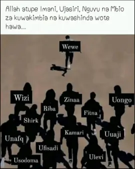 Allah tupe imaan kushinda vishawishi vitakavyo shusha imaan yetu