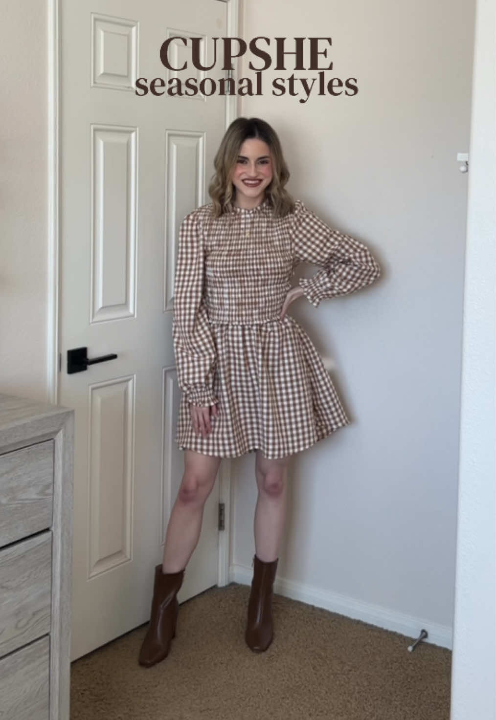 seasonal styles gifted from CUPSHE 🤎 use code 2gamez15 for 15% off! #Cupshe #falloutfits #outfitideas 