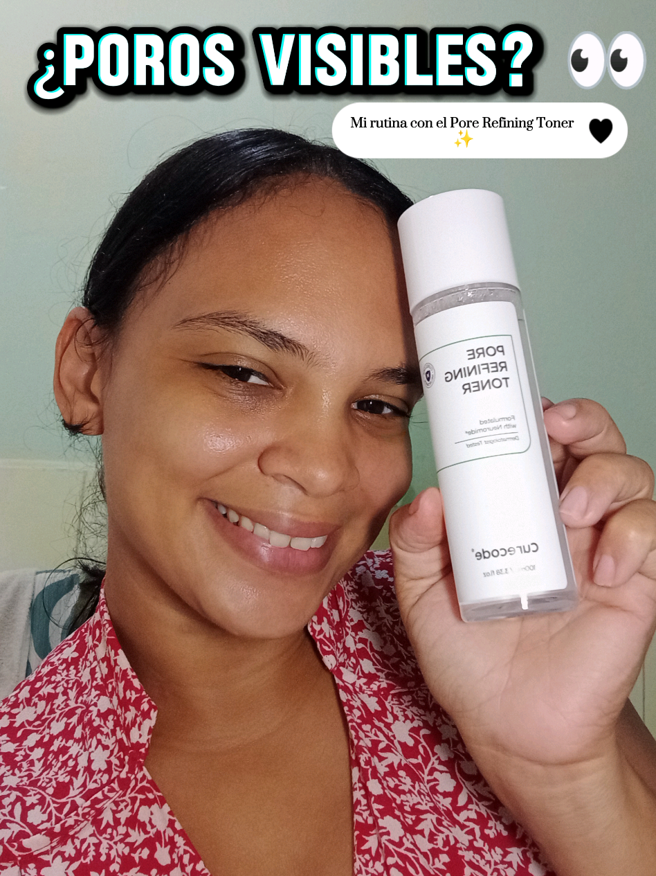 ¿Poros visibles y exceso de grasa? 👀✨ Hoy te enseño cómo incorporo el Pore Refining Toner de CureCode a mi rutina de skincare. 💗 Un paso más en mi rutina de cuidado facial. Guarda este video para tenerlo de referencia y cuéntame: ¿prefieres aplicar tu tónico con algodón o con las manos? 🧴💕 @Curecode_Lab  #CURECODE  #PoreRefiningToner #PoreCare  #PoreRefining #SebumCare 