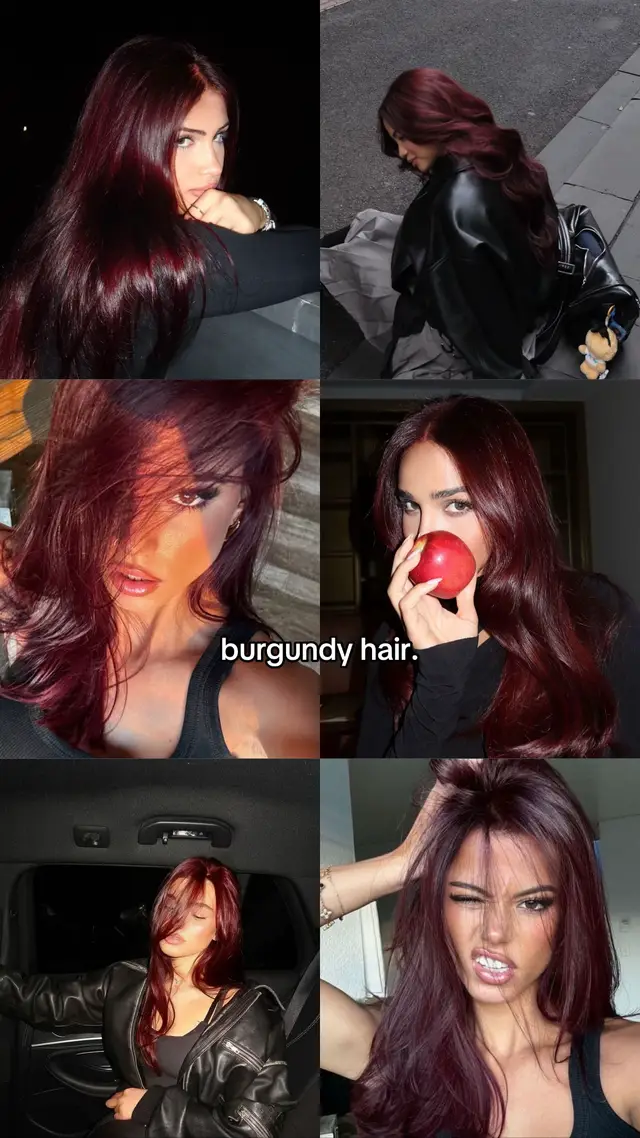 #burgundy #blowthisup #burgundyhair #hairstyle #foryou 