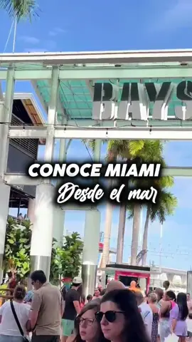 Descubre Miami desde el mar. Un paseo en barco por Biscayne Bay desde Bayside Marketplace, con vistas al skyline de Downtown Miami, Miami Beach y las famosas mansiones de celebridades. #tiktokgothrive #papayago #BaysideMarketplace #Miami #quehacerenmiami 
