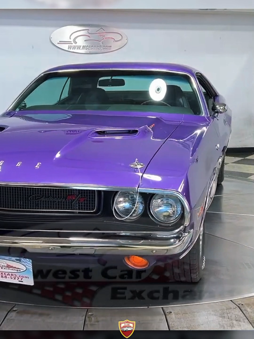 1970 Dodge Challenger R/T 🔥 An American muscle legend with powerful V8 engines and an aggressive design that turns heads and captures the golden age of classic performance! 🏁💪 #DodgeChallenger #AmericanMuscle #ClassicCars
