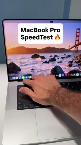 SpeedTest MacBook Pro Touchscreen M5 Pro 🔥 #apple #macbook #macbookpro #macbookprom5