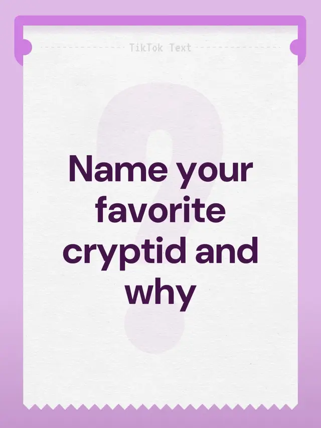 Comment below and tell me: what's your favorite cryptid and why? I'm curious to hear everyone’s picks! #Cryptid #MythicalCreatures #FavoriteCryptid #Mystery #Discussion 