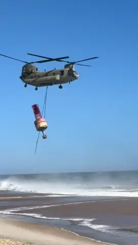 The large navigational buoys that washed ashore on Delaware’s beaches during the nor’easter in September have been removed. The operation began by removing the buoy in Dewey Beach. While it had earned the Huey, the official name for the buoy is Delaware Bay North Approach Lighted Buoy 2. It’s 26 feet, 3 and ¼ inches and 11,800 pounds in size. CH-47F Chinook helicopter lifted the buoy. It has a range of 400 nautical miles, two 60-foot rotors and can hoist more than 20,000 pounds. Go to Capegazette.com to discover more buoy removal operations from Oct. 28.