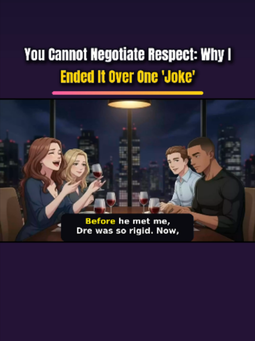 You Cannot Negotiate Respect: Why I Ended It Over One 