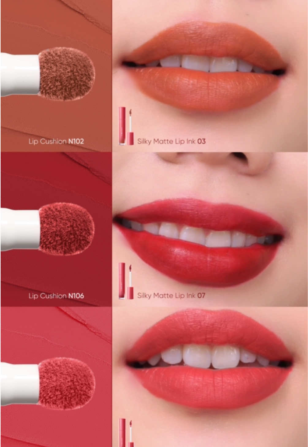 choose your lippies based on your mood😍💋🌹💄 #judydoll #judydollindonesia #lipcushion 