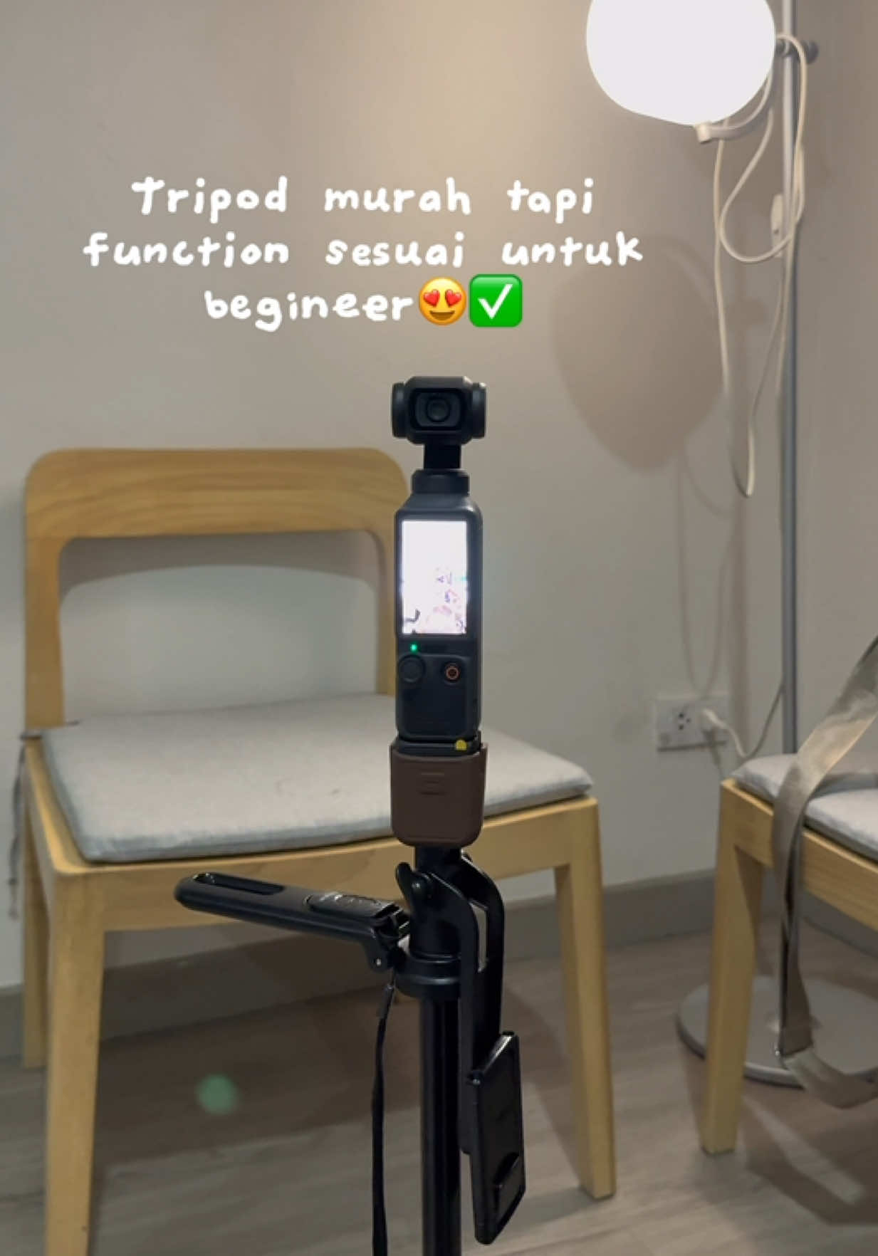 Sangat function ehhhh tripod ni , walaupon harga murah tapi kukuh tau😍 #amgras #tripodamgrass #amgrastripod 