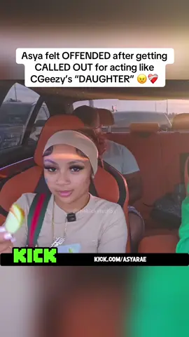 Asya felt OFFENDED after getting CALLED OUT for acting like CGeezy’s “DAUGHTER” 😠❤️‍🩹#asyarae #cgeezy 