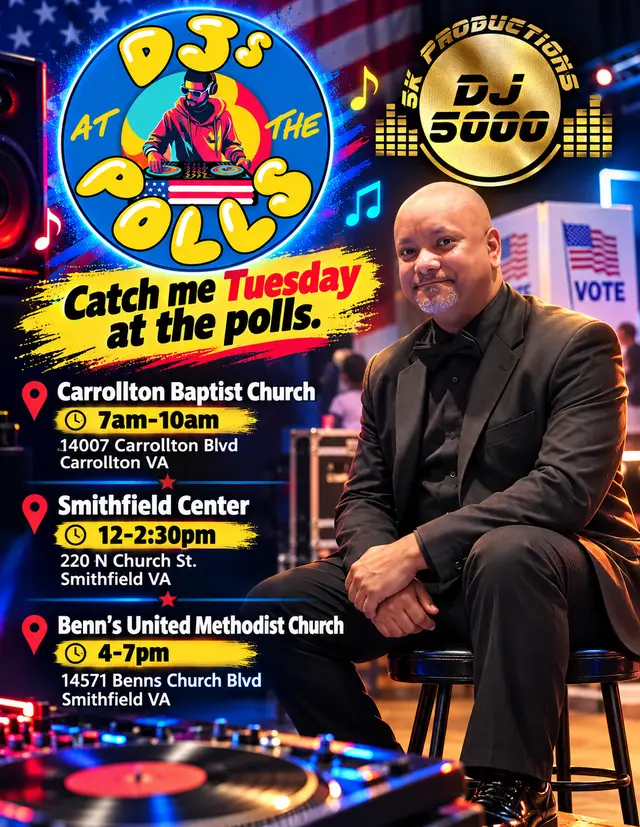 Hope to see you at the Polls