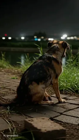 She will never leave her baby behind.#dogmom #streetdog #rescueanimals #compassion
