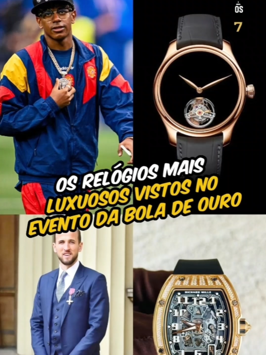 Os Relógios Mais Luxuosos Vistos No Evento Da Bola De Ouro! 🔥😱 #futebol #curiosidadesdofutebol 