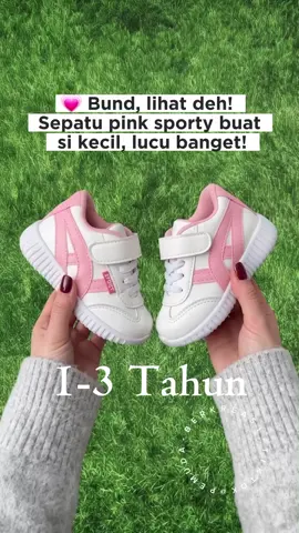 💗 Bund, lihat deh! Sepatu pink sporty buat si kecil, lucu banget! 1-3 tahun #sepatuanak #sepagubayi #sepatusneakers #sepatuimport #sepatulucu 