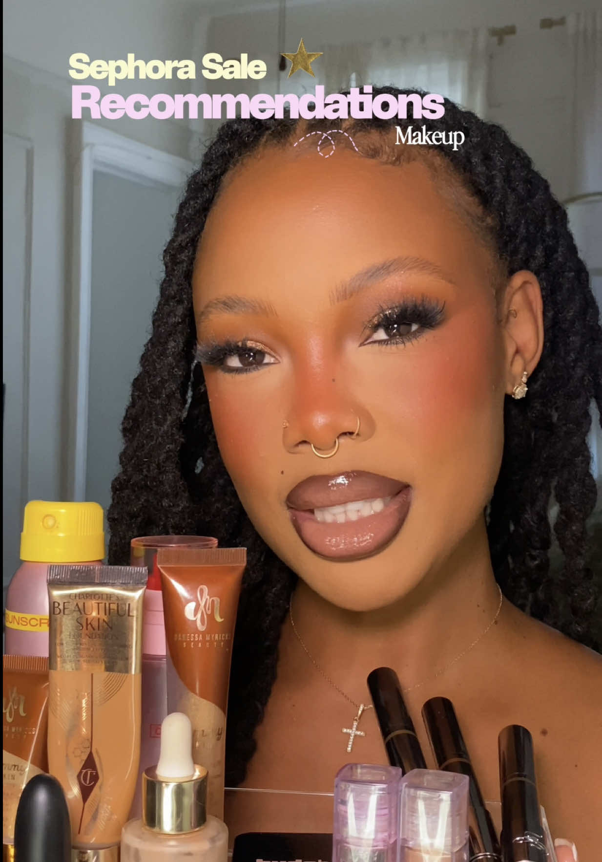 #sephorasalerecommendations Makeup products that I actually use. Some new and some old. 🫶🏽  @Huda Beauty @DanessaMyricksBeauty @Iconic London  @Benefit Cosmetics @Rare Beauty @Charlotte Tilbury @kjh.brand @M·A·C Cosmetics @ONE SIZE BEAUTY  #skincare #skincareroutine #recommendations #sephorasale