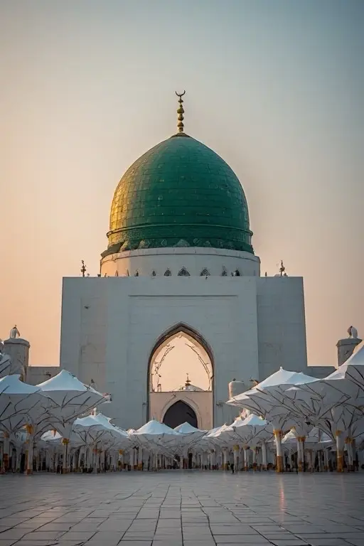 Medina (Munawara) is a very important holy city for Muslims. Here are the best places to visit: 🕌 Must-Visit Religious Sites: • Al-Masjid an-Nabawi: The Prophet's Mosque ﷺ – the heart of Medina (including Rawdah, the Prophet's tomb ﷺ). • Rawdah ash-Sharifah: One of the most blessed places (reservation via the Nusuk application). • Masjid Quba: The first mosque in Islam – praying here gives the reward of an 'Umrah. • Masjid al-Qiblatayn: Mosque of the Two Qiblas (where the prayer direction changed). • Masjid al-Jumu'ah: Site of the Prophet's ﷺ first Friday prayer. 🏔️ Historical Sites: • Jabal Uhud: Mountain of the Battle of Uhud and resting place of the martyrs. • Al-Baqi' Cemetery: Many of the Prophet's ﷺ companions are buried here. • The Seven Mosques (Masajid Sab'a): Sites related to the Battle of the Trench (Khandaq). 🛍️ Other Places: • Medina Date Market: To buy Ajwa and other dates. • Medina Museum: To better understand the city's Islamic history. If you wish, I can also suggest a 1, 2, or 3-day visit program in Medina. Want to capture the awe of Masjid Al Nabawi in your next video? Here's how to film it right: ✨ Focus on the tranquil, grand feeling of the Prophet's Mosque. Keep your shots smooth and focused. 🎥 Viral clips use slow pans over the architecture and lighting to show reverence and draw viewers in instantly. 🕌 Film close-ups of the beautiful arches or green domes, using soft, uplifting background music for mood. 🌟 Show a wide, clear view of the main prayer hall—that moment of quiet beauty is the peak! What's your favorite part of this holy place?