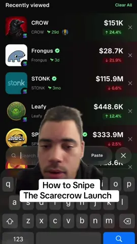 I give all the sauce .. transparent Dev #memecoins #scarecrow  