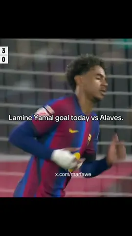 Lamine Yamal goal today vs Alaves|| #lamineyamal #barcelona #alaves #today #fyp || Yamal goal today||