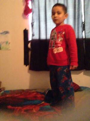 My brother doing coll tricks on his b